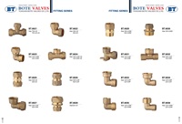 Plomberie Multicouche Pexalpex Tuyau Femelle Droit AC/Gaz 1/2 ''-1'' Raccords de Compression en Laiton PEX