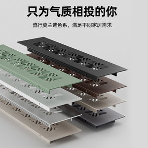 Grille de ventilation en alliage d'aluminium perforée pour armoire, couvercle en maille pour cuisine, boîte à chaussures, dissipation de chaleur - Product Image 4
