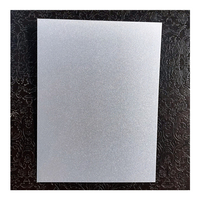 Tôle métallique imprimable de haute qualité de 0.45mm feuille d'aluminium vierge de sublimation blanc/or/argent 20x30cm