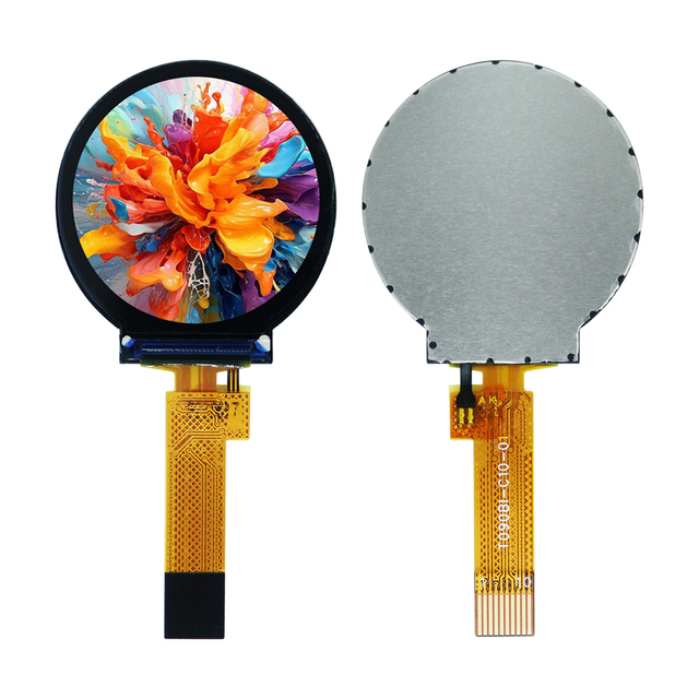 Mini 0.9" TFT LCD Display ST7735 Controller 128x128 Resolution 4-Wire SPI Interface IPS Module 262K Colors Compact Devices