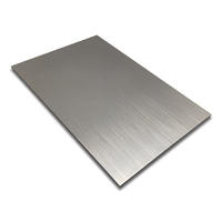 Panneau composite en aluminium léger de 4 mm, finition brossée peinture polyester, moderne, pour murs extérieurs, façades d'ascenseurs