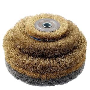 Brosses métalliques en acier inoxydable pour meuleuse d'angle, brosses plates en fil d'acier pour le polissage et l'élimination de la rouille, brosses métalliques en acier de haute qualité - Product Image 2