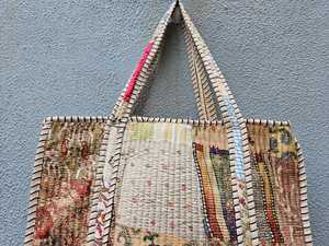 Wholesale Price Block Print Quilted Cotton Tote <b>Bag</b> for Women –Handmade Floral Shopper Grocery <b>Boho</b> Travel <b>Bags</b> for Women <b>Bags</b> - Product Image 3