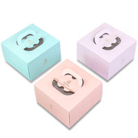 Caja de Embalaje para Pasteles Cuadrada de Papel Kraft Biodegradable, Hecha con Materiales Reciclados Ecológicos, Segura para Alimentos, con Laminado Mate, Personalizable y Moderna