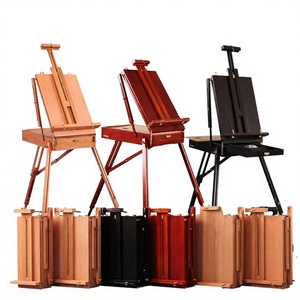 Chevalet portable en bois Bview HX-3 pour artiste peintre, boîte à croquis, chevalet français pour la peinture - Product Image 3