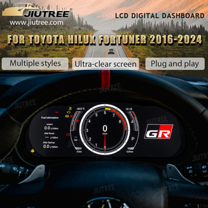 Car LCD Digital Cluster For Toyota Fortuner/Hilux/Vigo 2016-2024 Virtual Cockpit Speed Meter Car Dashboard Head Unit Display - Product Image 6