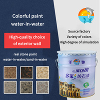Peinture acrylique à base d'eau à motifs, directement de l'usine, pour l'artisanat, pour le marbre et le granit, application par pulvérisation de revêtement liquide