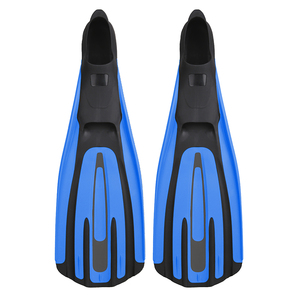 Aloma Professional High Quality CE Certified Adult Use Eco-friendly 3-Color TPR Scuba Diving Flippers Long <b>Blade</b> <b>Foot</b> Pocket - Product Image 2