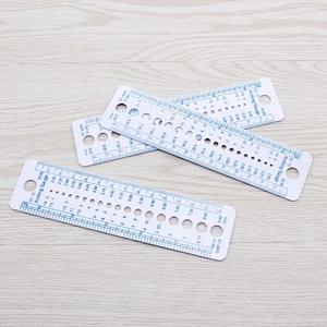 Пластиковые аксессуары для вязания, размеры США, Канада, вязальная игла, дюйм, линейка для шитья - Product Image 1