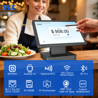 Tableta POS Android 16 POS1097T de 10.95 Pulgadas con NFC, RFID, Wi-Fi, MT8781 Octa Core, Cámara de 5MP y 13MP, Tableta para Pedidos en Restaurantes