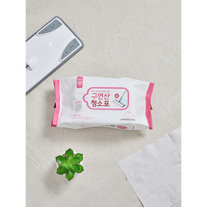 BEST 50-Count Square Dry Citric Acid Paños de limpieza 350gsm Poliamida y poliéster Material para cocina Baño Cuidado del automóvil - Product Image 1