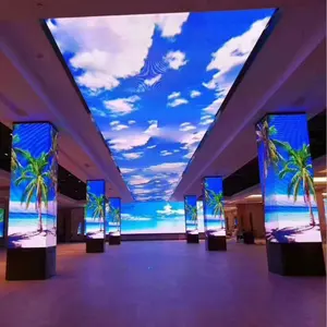 Dragonworth Ceiling Hanging Light weight LED Display P4 LED Sky Screen giant LED video wall