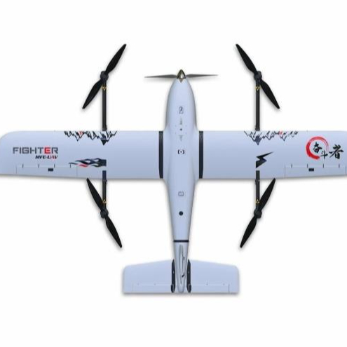 MFE Fighter EPO VTOL Pesawat Terbang, Mainan DIY KIT Pesawat Terbang UAV FPV Fix-Wing Survei Udara EPO VTOL Senyawa Lebar Sayap 2430Mm