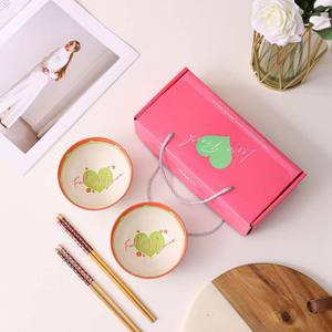 Ciotole in ceramica <span class=keywords><strong>di</strong></span> tendenza <span class=keywords><strong>di</strong></span> San Valentino 2025 Set <span class=keywords><strong>di</strong></span> stoviglie in <span class=keywords><strong>porcellana</strong></span> per le <span class=keywords><strong>donne</strong></span>-2 4 6 pezzi per uso domestico o nuziale - Product Image 6