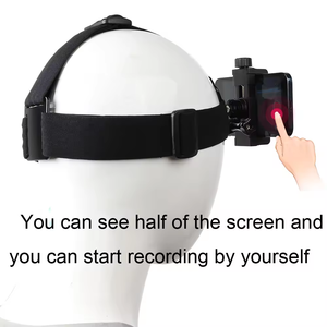 Supporto Regolabile per Telefono da Testa, Kit Supporto a Fascia per Cellulare, Accessorio per Action Camera, Vlogging e Ciclismo - Product Image 4
