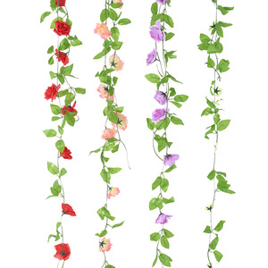 Guirlandes de roses artificielles Gushan en soie, 185 cm, décorations de mariage et d'intérieur, accessoires de plafond - Product Image 5
