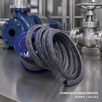 Emballage en fibre de carbone pour applications de pompes et de vannes à liquides corrosifs