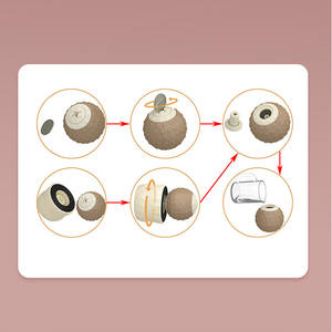 Compresión fría y caliente Fascia Release Ball Massage Device Shiatsu <span class=keywords><strong>Foot</strong></span> Rolling Massage Self Pain Relief Tools - Product Image 5