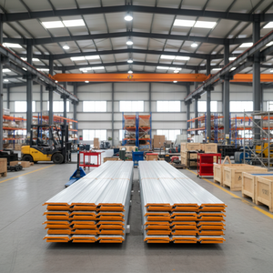 Rock Wool Clean Sandwich Board 150mm Panel Carbon <strong>Steel</strong> 0.5mm Roof <strong>Cold</strong> Room Panel - Product Image 1