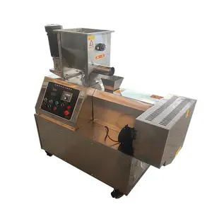 Mini multifunctional snack extruder, corn and wheat grain snack extruder, stainless steel food grade automatic snack food