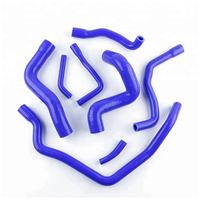 Kit de Tuyaux en Silicone Personnalisés pour Camions et Véhicules, Tuyau de Radiateur, Coude, Pièce Automobile Renforcée par Fibre Tressée, Service de Découpe sur Mesure, OEM