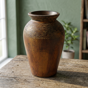 Mini poterie en argile Kendi Nawang 20x30cm - Product Image 2
