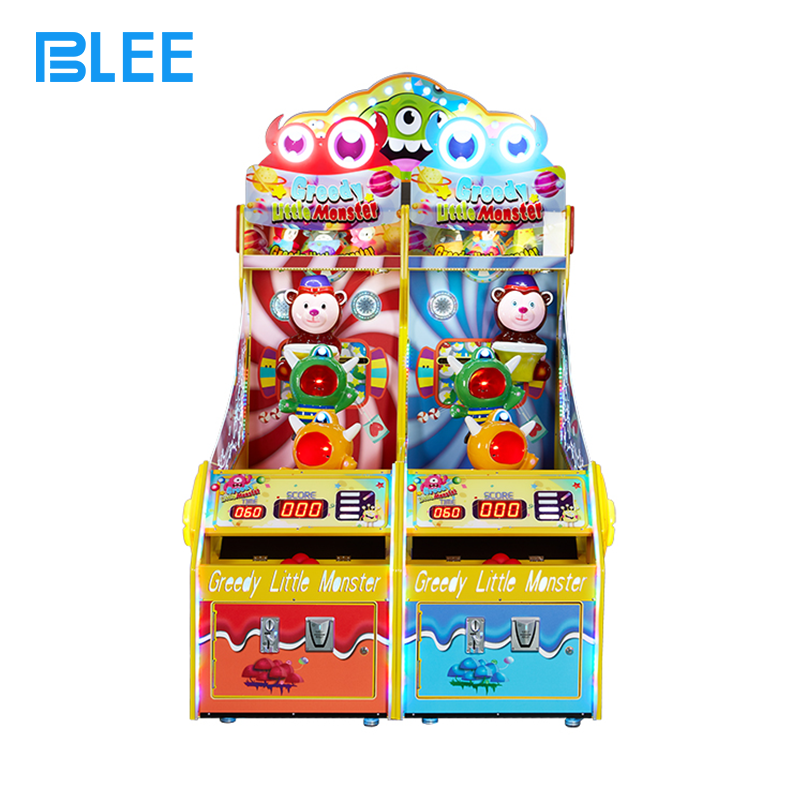Factory Greedy Monster Ball Throwing High Profitable Coin Operated Arcade Ticket Redemption Game Machine For Shopping Mall