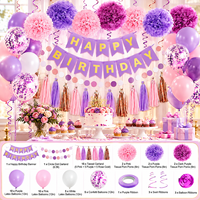 Lot de ballons d'anniversaire personnalisés avec logo, violet et rose, pour décoration de fête, cadeau promotionnel, vente en gros directe usine, faible MOQ, OEM