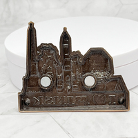 Fabricant de modèles personnalisés Souvenirs de tourisme Aimant magnétique I Love Minsk en métal émaillé pour réfrigérateur