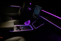 Lumière ambiante gravée au laser pour Tesla Model 3/Model Y 2021-2022 Éclairage ambiant intérieur de voiture amélioré