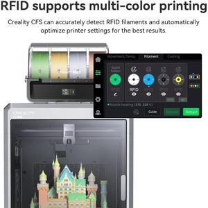 Filamento Creality Hyper PLA de 1.75mm, 1kg, Negro con Etiquetas RFID para Impresora 3D - Product Image 3