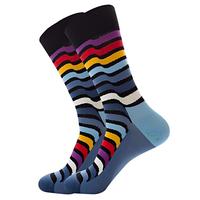 Chaussettes personnalisables entièrement imprimées en couleur, chaussettes fantaisie à sublimation, chaussettes de sport pour hommes avec impression de lettres