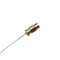 Câble coaxial médical RF mini RF1.37, câble en cuivre blindé solide à 4 conducteurs, 50 ohms, 1000 V, isolation FEP, plage de température -55°C