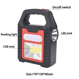 Taikoo năng lượng mặt trời có thể sạc lại cắm trại đèn lồng cho câu cá đêm ngoài trời COB <span class=keywords><strong>LED</strong></span> cắm trại đèn lồng có thể sạc lại - Product Image 2