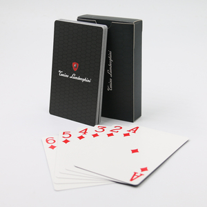 Custom 100% PVC Plastic Waterproof Material Printed Cards <b>Paper</b> Game Poker Playing Cards With Logo & Box - Product Image 1