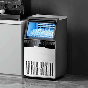 <b>Ice</b> Cube Maker 80kg/Day Stainless Steel for <b>Home</b> Commercial & Hotel Use Portable Bottled Water <b>Ice</b> <b>Machine</b> - Product Image 5