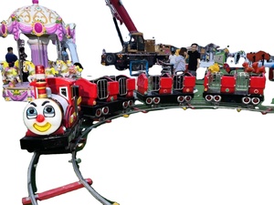 Treno Elettrico a Tema <span class=keywords><strong>Thomas</strong></span> di Alta Qualità con 14 Posti per Bambini, Attrazione da Luna Park con Certificazione CE in Offerta - Product Image 6