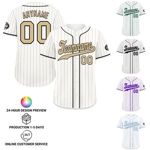 Pakaian Olahraga Nomor Nama Tim yang Dipersonalisasi OEM/ODM Kaos Bisbol Vintage untuk Pria & Wanita BSBJ01-25025080-18 - Product Image 2