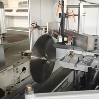 Gergaji Mitre Kepala Ganda Presisi Tinggi Profil Aluminium Plus Minus 45 Derajat