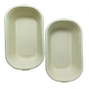 Contenants d'emballage alimentaire à emporter écologiques, biodégradables, sains et sûrs, boîte à lunch en pulpe de bambou - Product Image 1
