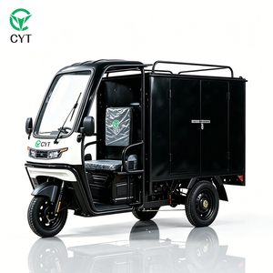 Elektrisches 3-Rad-Motorrad, Rikscha-Fahrradtaxi Lastendreirad mit Unabhängigem Staufach - Product Image 2