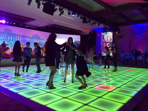 Tintura Led pista da ballo 3d specchio Dancefloor Luces DJ illuminato LED pista da ballo per la fase di festa di nozze - Product Image 4
