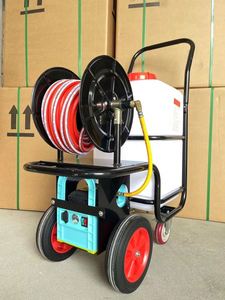 Agriculture Garden Water Spray Bottle Spraying Machine 60L Trolley Gasoline <b>Power</b> Hand Push Engine <b>Sprayer</b> - Product Image 3