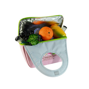 Nouveau style de fabrication, sac à main d'isolation thermique avec logo imprimé sur mesure, les étudiants prennent un sac de boîte à lunch de riz avec un repas plat - Product Image 2
