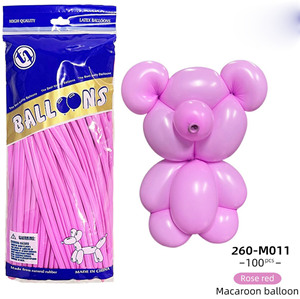 Vente en gros paquet de 100 ballons magiques Macaron Pastel ballon à torsion bricolage 260 longs ballons en latex pour <span class=keywords><strong>d</strong></span>écorations de fête - Product Image 5