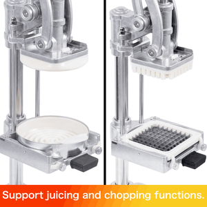 JXB- <b>Multifunctional</b> Manual <b>Vegetable</b> Slicer Juicer Machine Stainless Steel French Fry <b>Cutter</b> Potato Slicer Juicer - Product Image 1