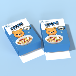 กล่องซีเรียลอาหารเช้าแบบกำหนดเอง กล่องบรรจุภัณฑ์อาหารซีเรียล กล่องเปล่าสำหรับบรรจุภัณฑ์ผลิตภัณฑ์ข้าวโอ๊ตสำเร็จรูป - Product Image 3