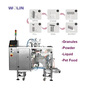 Premade pouch packing machine liquid Pouch Mini Doypack Packaging Machine Mini Bagger for Ground Coffee Powder Coffee Bean