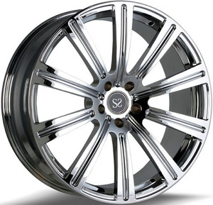 Cổ điển giả mạo Carbon sửa đổi đua ba bánh xe thể thao vành bánh xe hợp kim trung tâm - Product Image 5