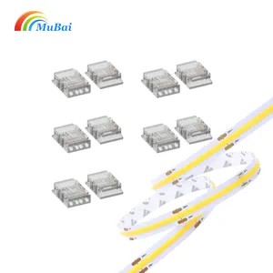2pin 3pin 4pin 5pin 6pin 10mm Unwired Gapless Adapter Terminal Extension led strip transparent Solderless smd connector